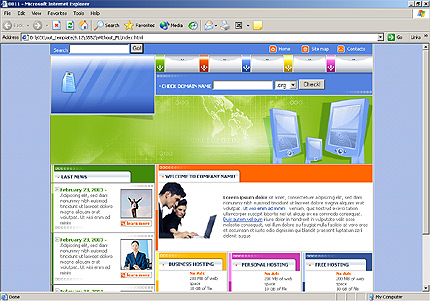 Website Template #3552
