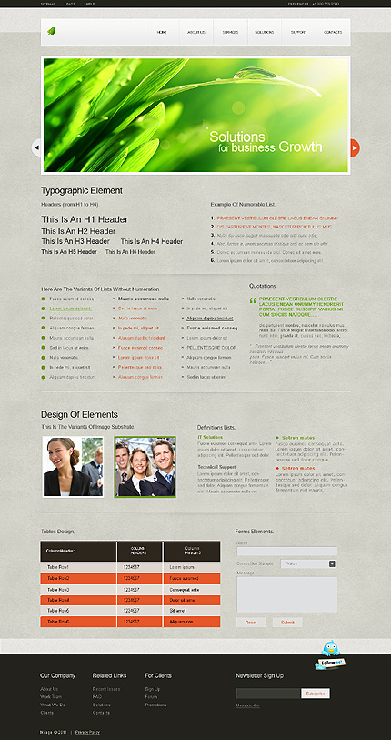Website Template #35287