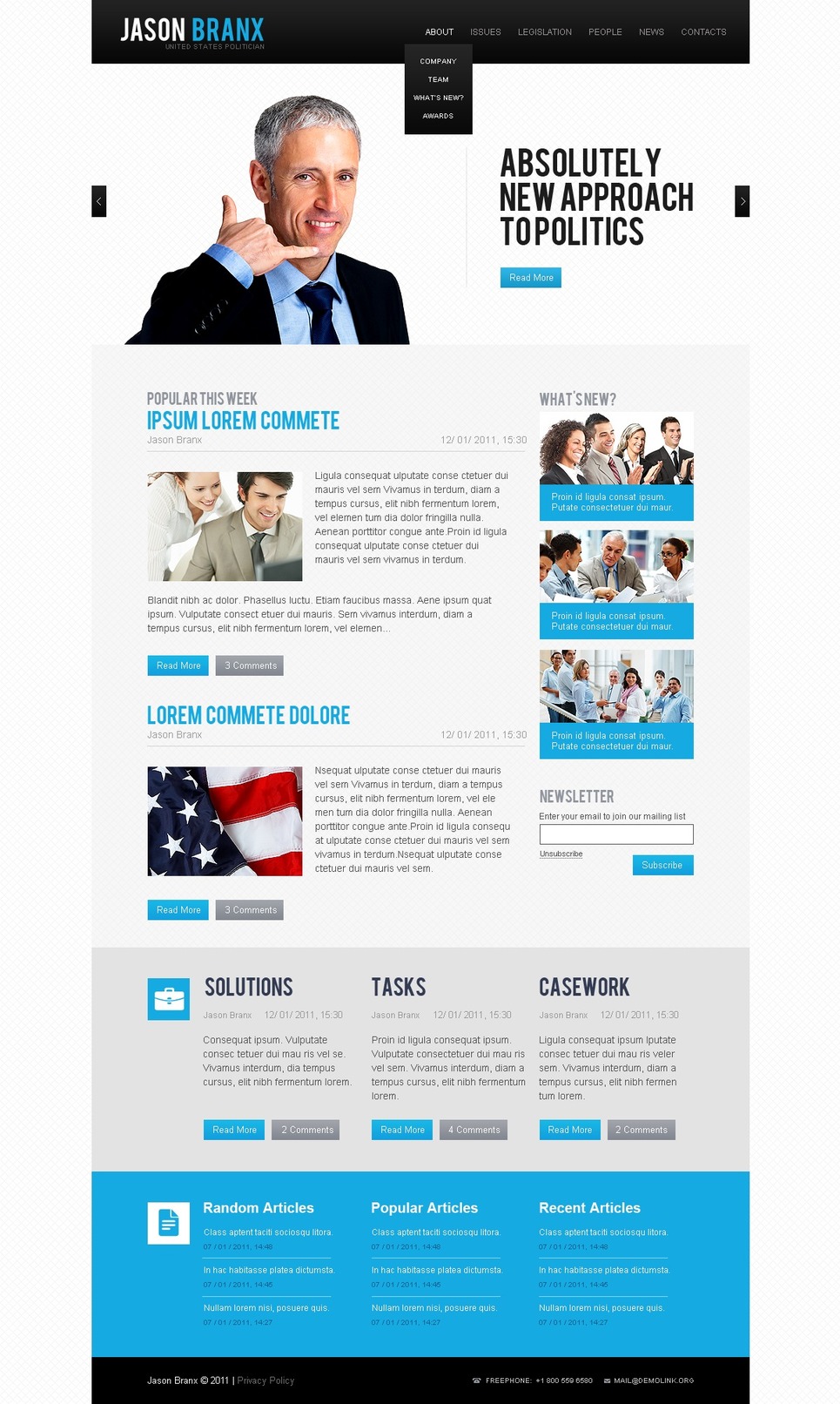 Senate Majority Leader Website