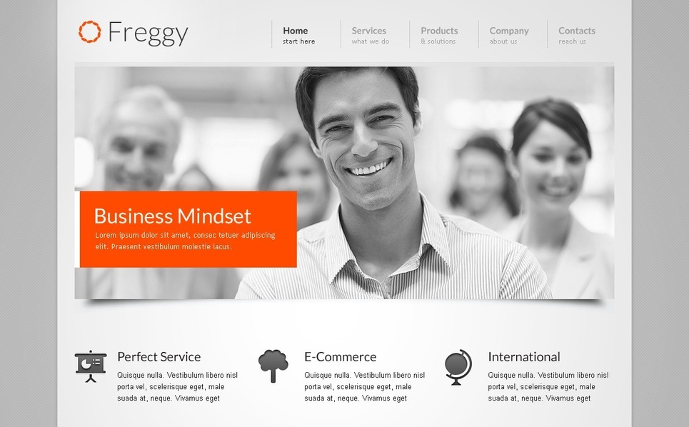 Business Website Template 36574