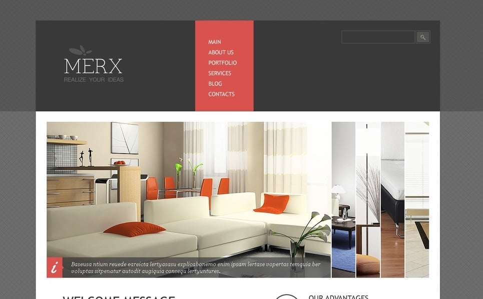 Interior Design WordPress Theme #37004