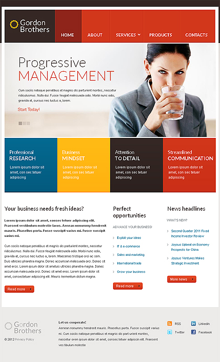 Website Template #37359