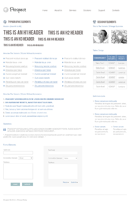 Website Template #37490