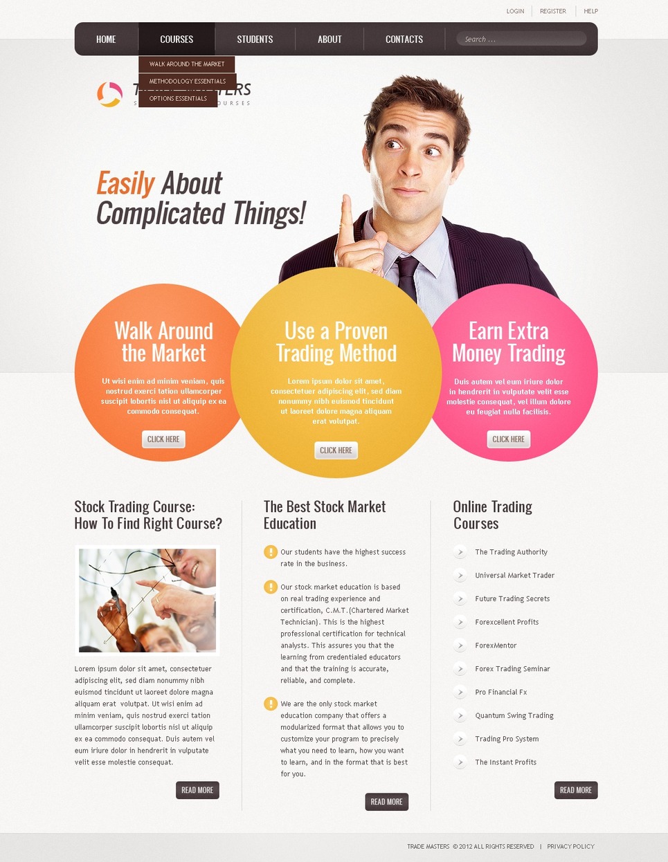 Stock Market Related Business Website Template Web Design Templates Website Templates Stock Market Website Template Free