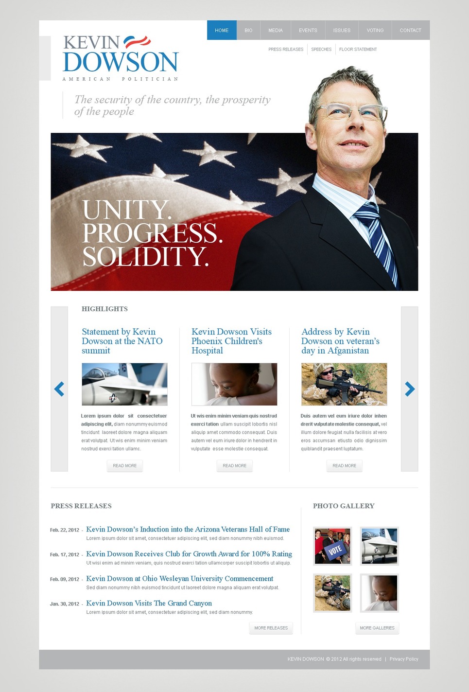 Political Candidate Website Template Web Design Templates Website Templates Download Political Website Templates