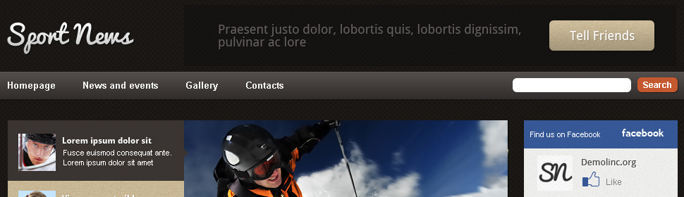 Website Template #38063