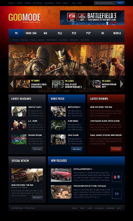 Website Template #38124