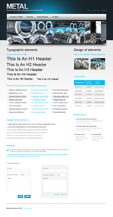 Website Template #38295