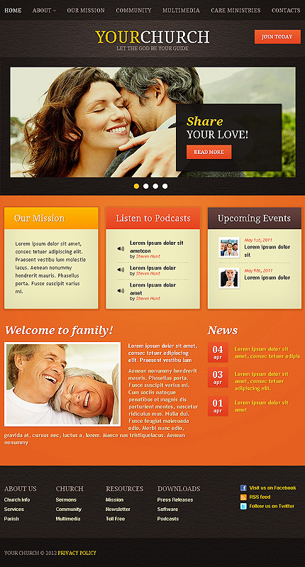 Website Template #38402