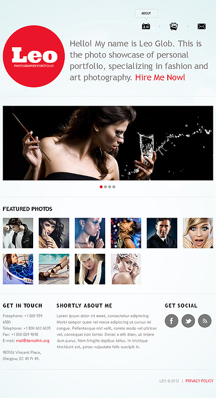 Website Template #38730