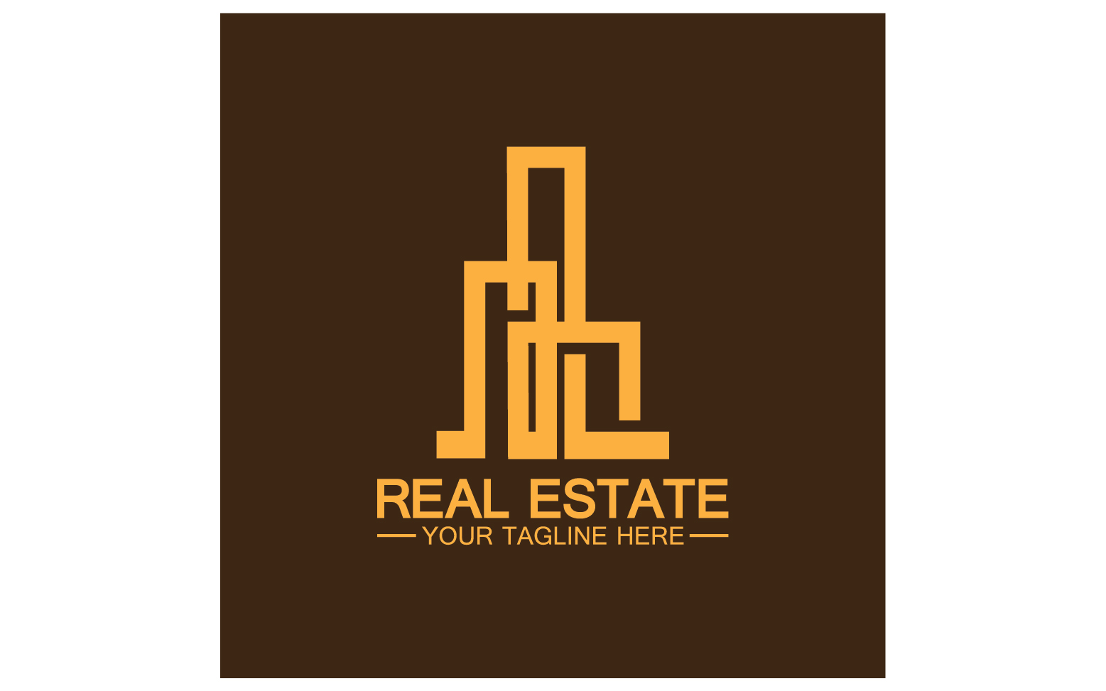 Real Estate Building Tower Logo Template Version