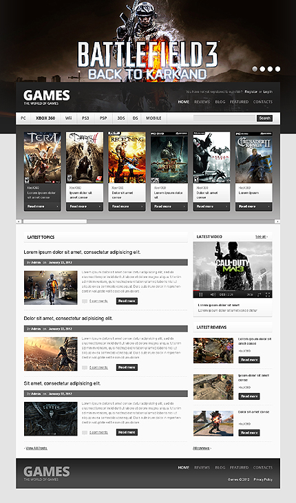 Website Template #38983