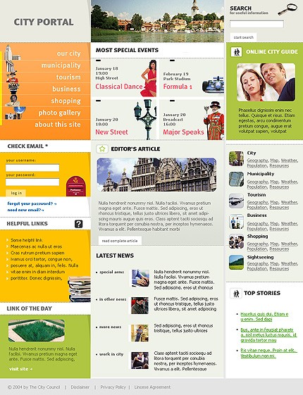 Website Template #3915