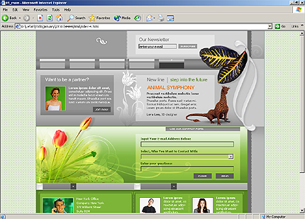 Website Template #3946