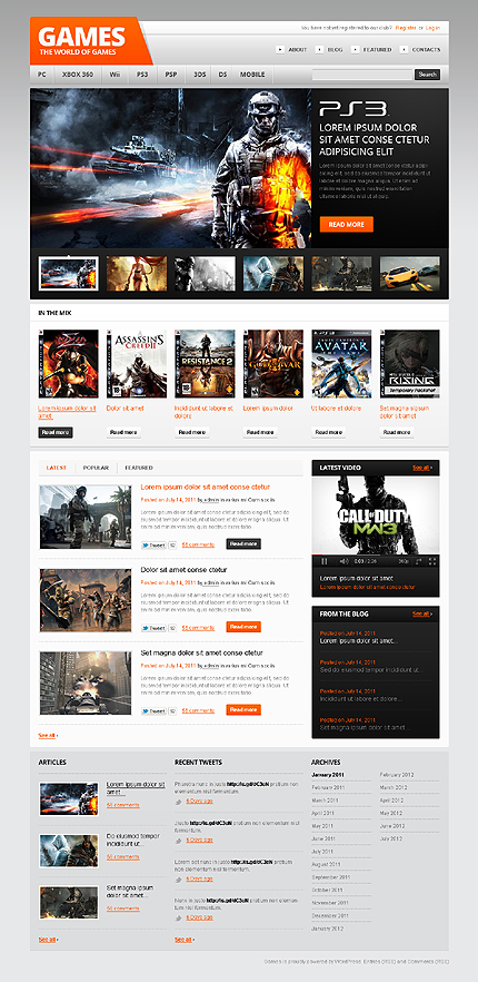Website Template #39255