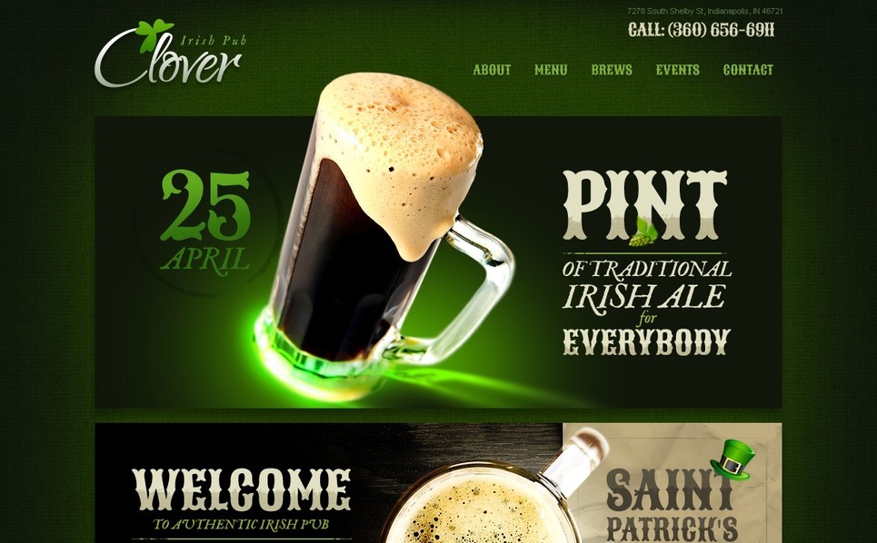Brewery Website Template #39332