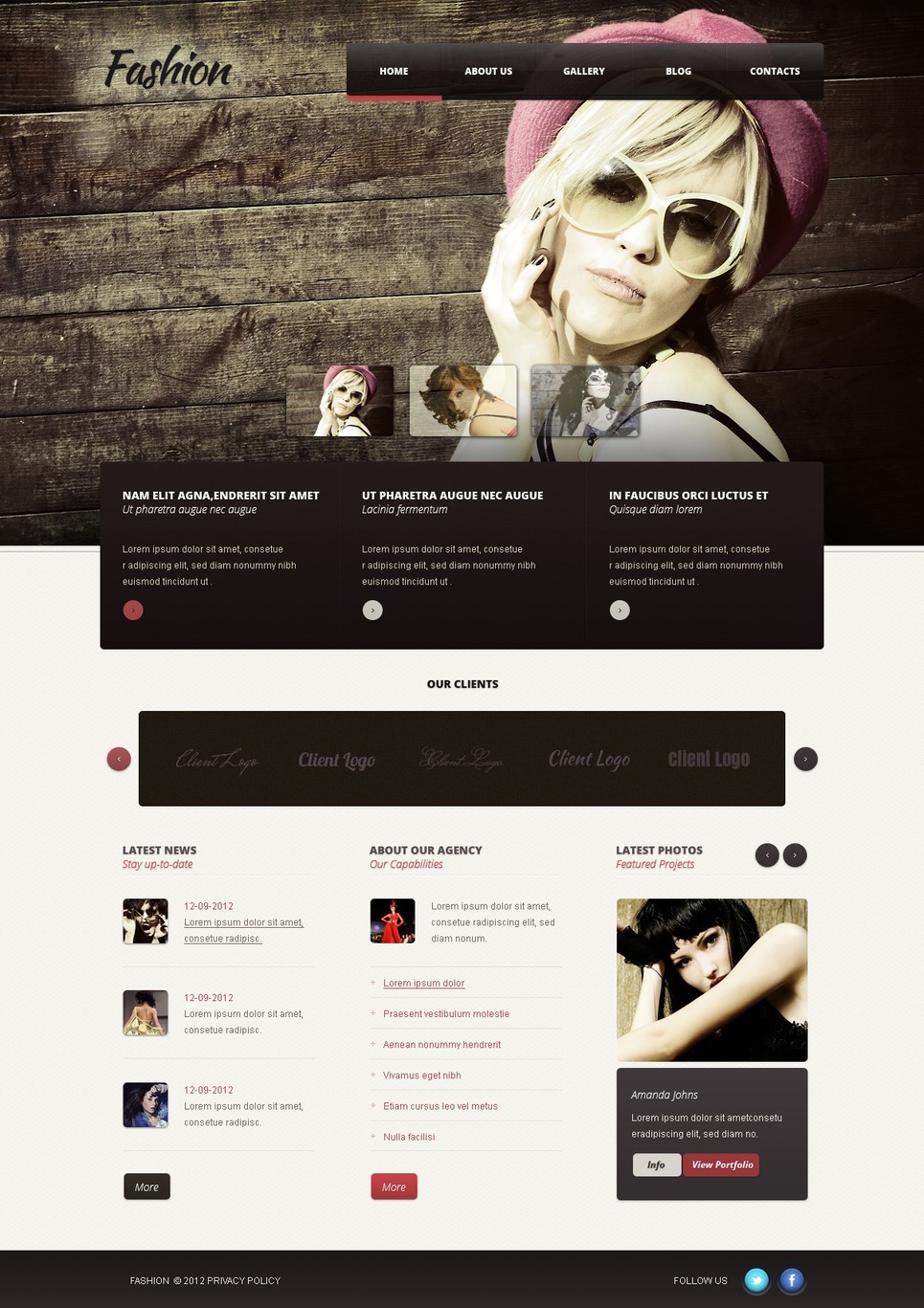 Fashion WordPress Theme