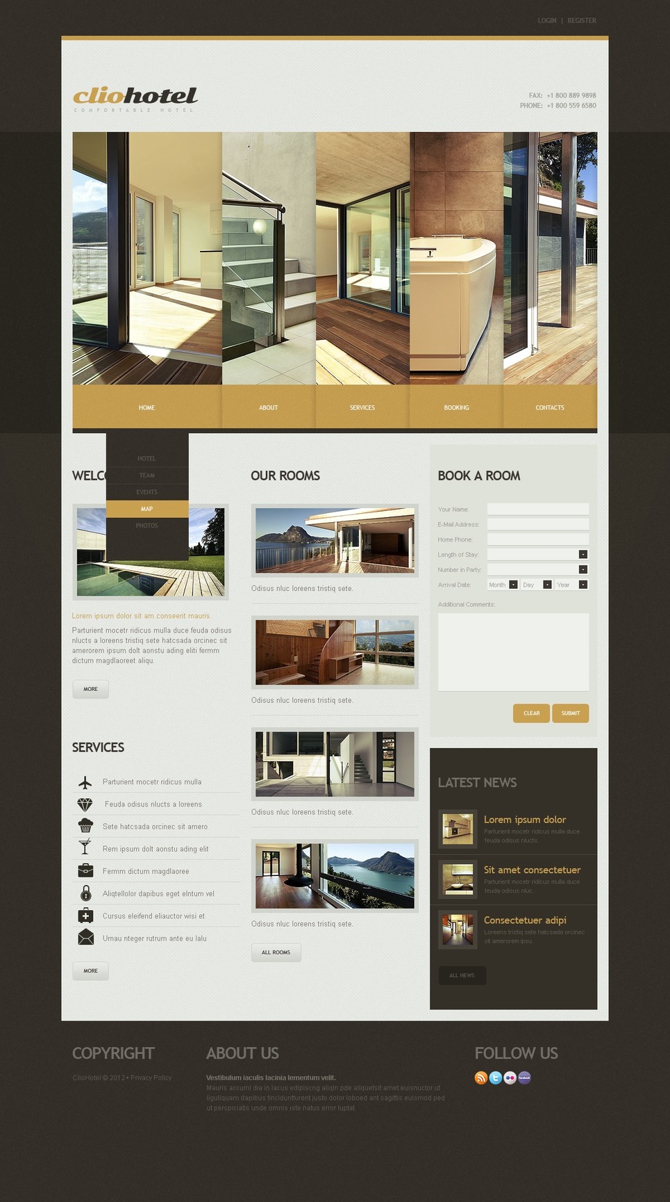 Guest House Website Template Web Design Templates Website Templates Download Guest House Guest House Website Templates Free