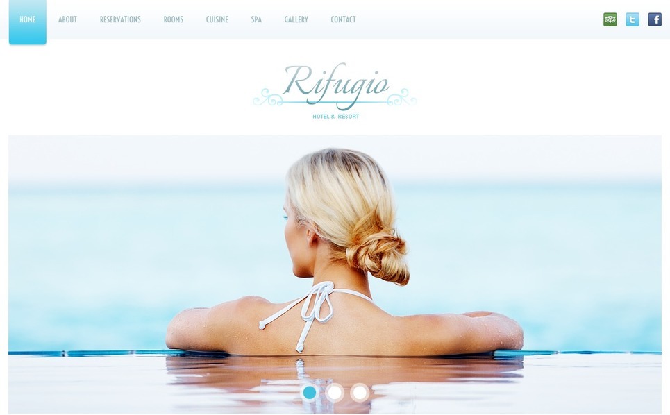 Hotels Website Template #41814