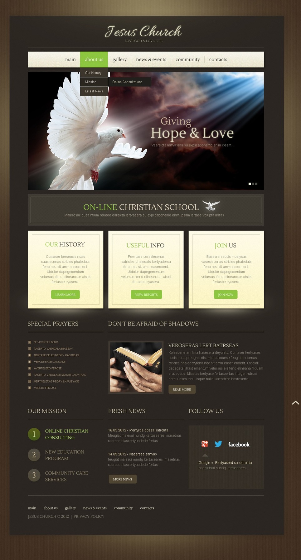 Religious Christian Wordpress Theme Web Design Templates Website Templates Download Christian Website Templates