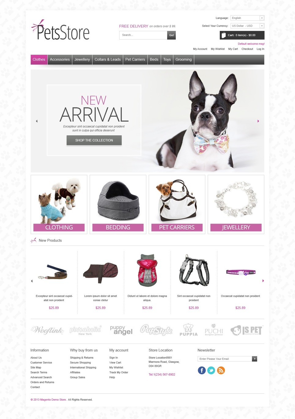Magento Themes Pet Store | pets store magento theme 42675 Magento Themes Pet Store | pets store magento theme 42675