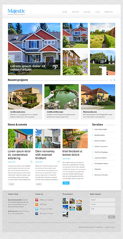 WordPress main photoshop screenshot