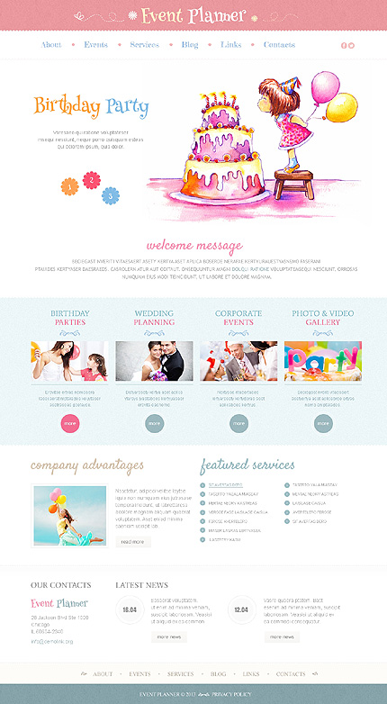 Website Template #43468