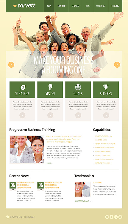 Website Template #43556