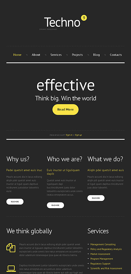 Website Template #44514