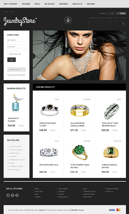 VirtueMart Main Page