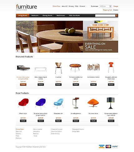 VirtueMart Main Page