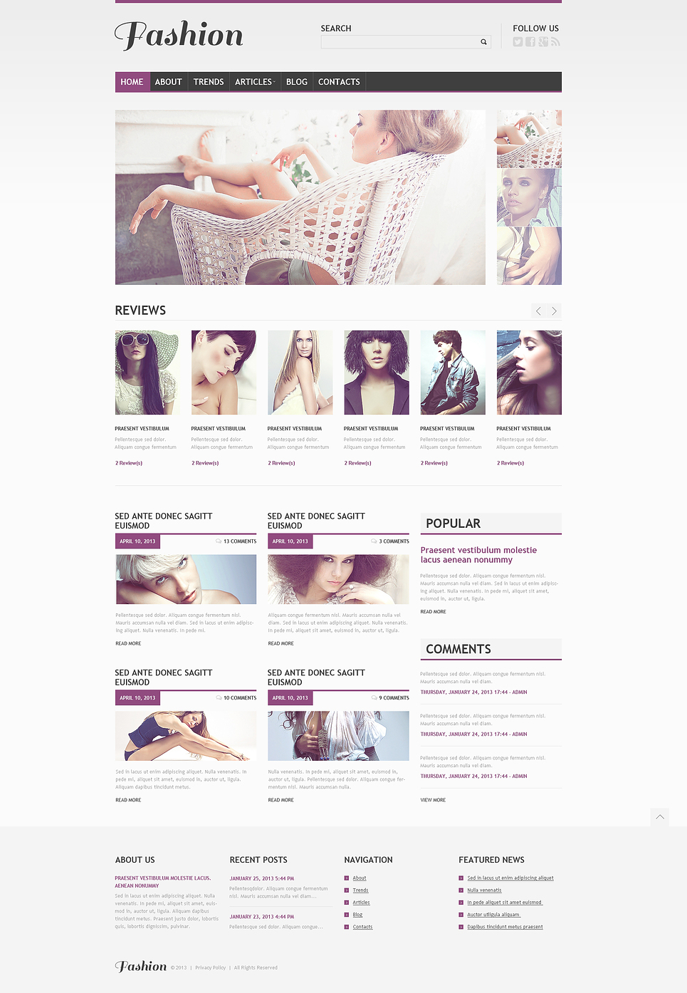 Beautiful Apparel WordPress Theme