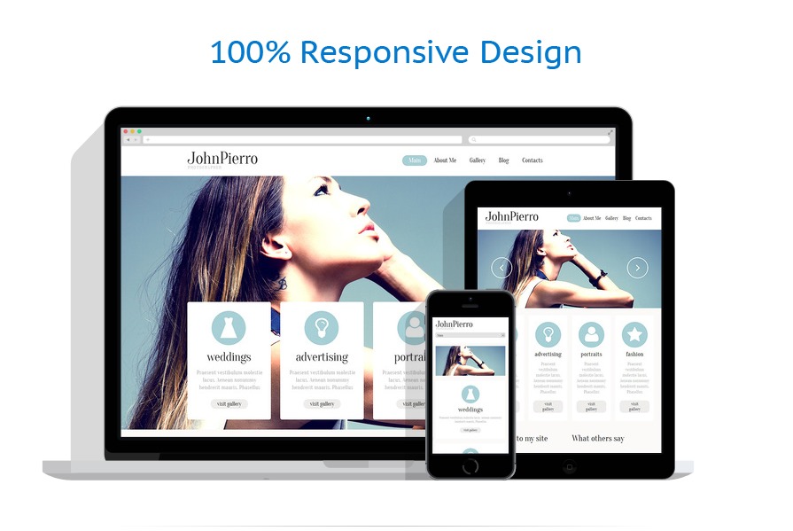 flat design template