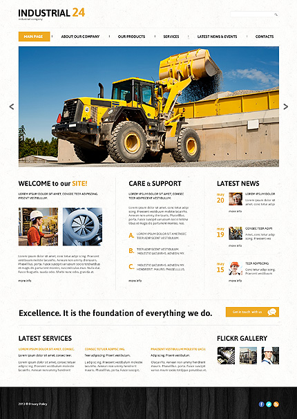 Joomla Main Page preview