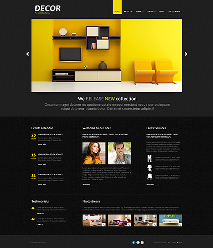 Joomla Main Page preview