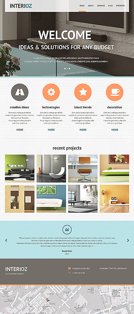 Joomla Main Page preview