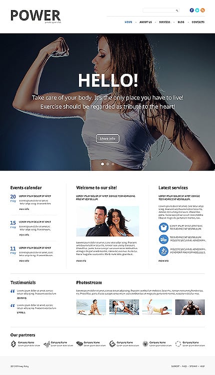 Joomla Main Page preview