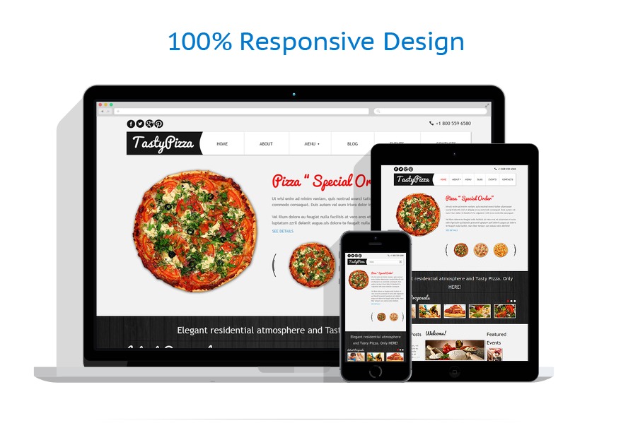 Pizza to Kill Hunger Joomla Template