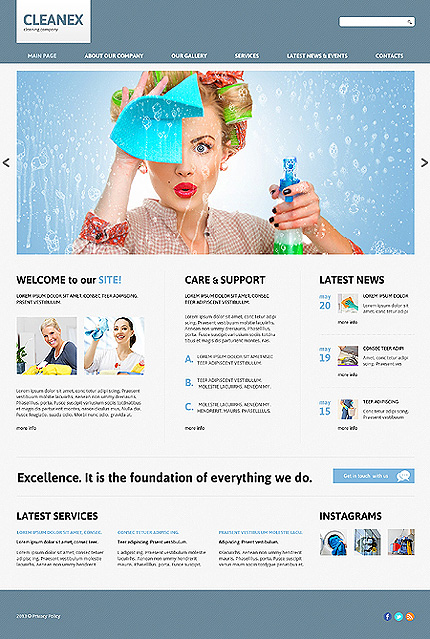 Joomla Main Page preview