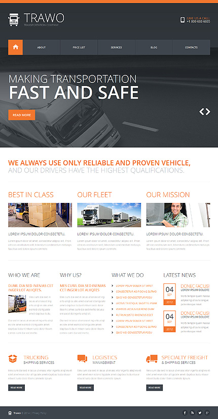 Joomla Main Page preview