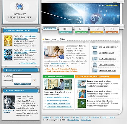 Website Template #4844