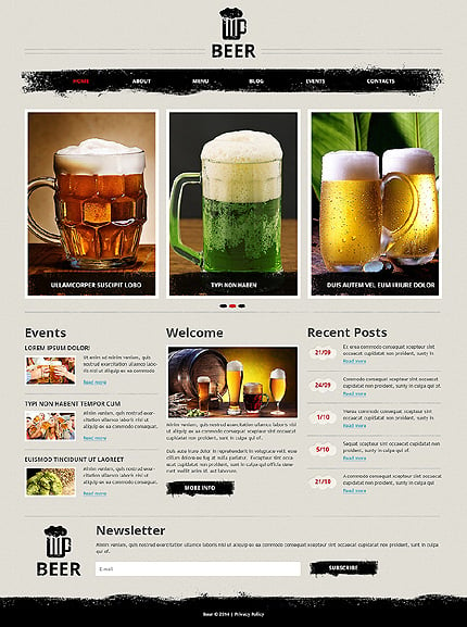 Joomla Main Page preview