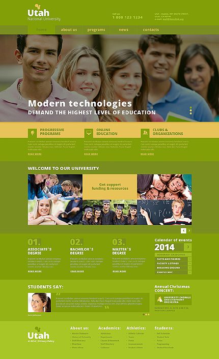 Joomla Main Page preview