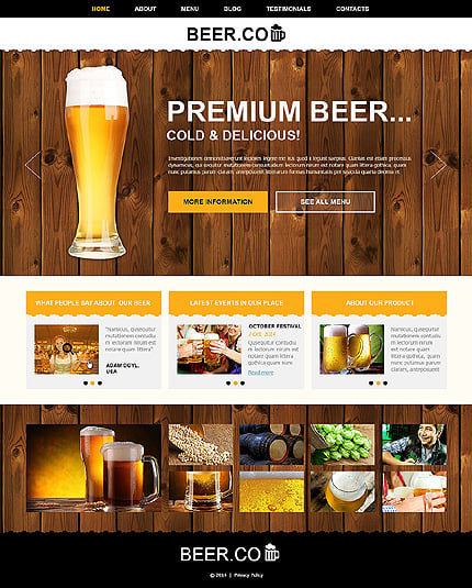 Joomla Main Page preview