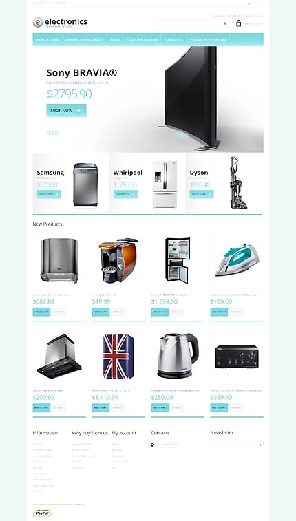 Magento Main Page  preview