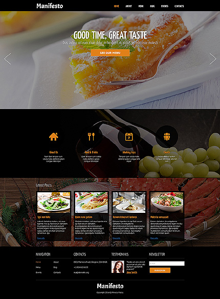 Joomla Main Page preview