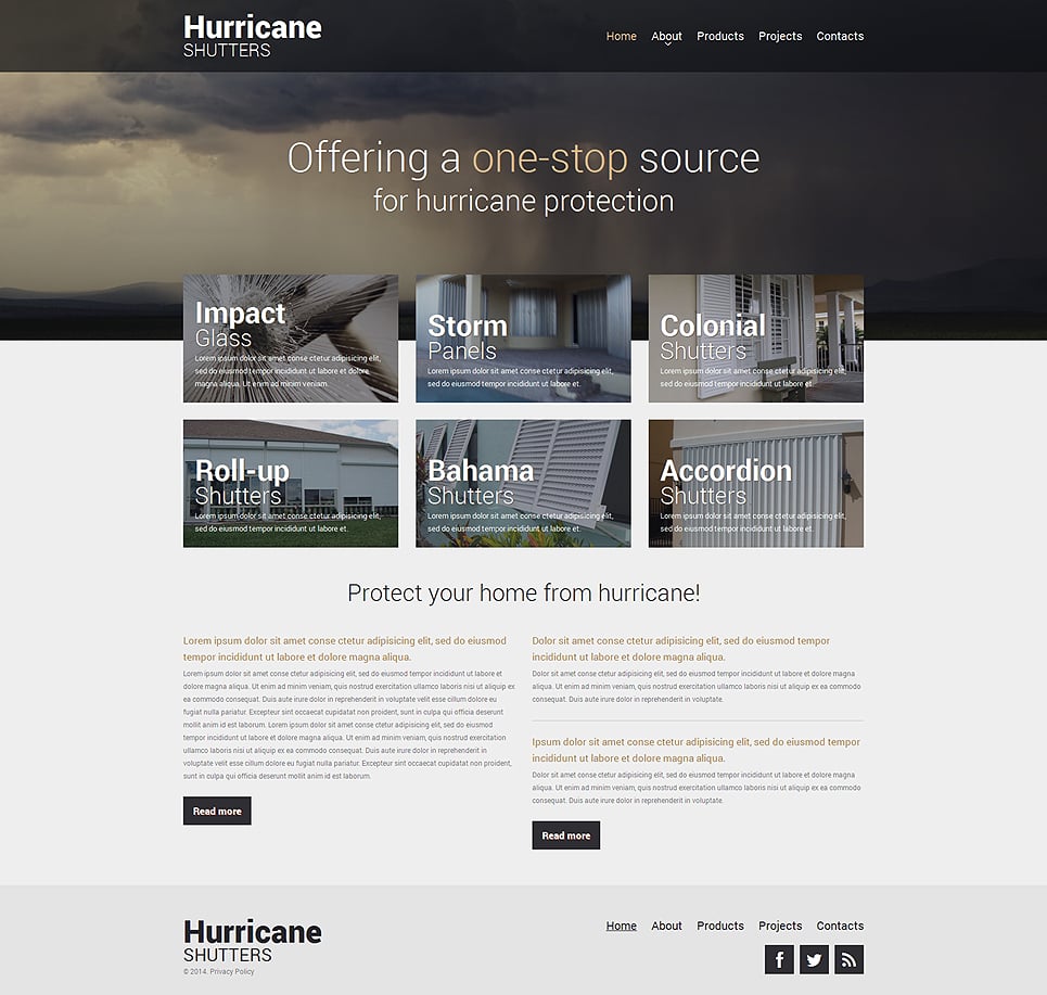 Home Remodeling Responsive Website Template 48810