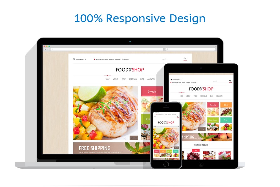 Food Store Responsive Woocommerce Theme 48824