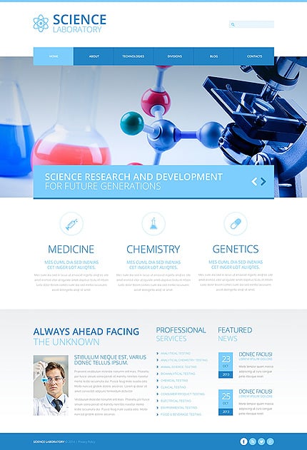 Joomla Main Page preview