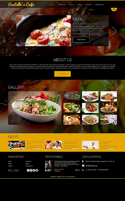 Joomla Main Page preview